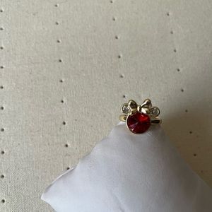🌺 / NEW/ Red & Gold Mini/Mouse Ring